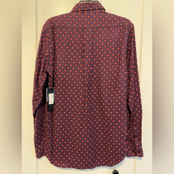 NWT Marc by Marc Jacobs Faded Wine Multi Long Sleeve Flannel Button Down |Size S - Picture 4 of 9